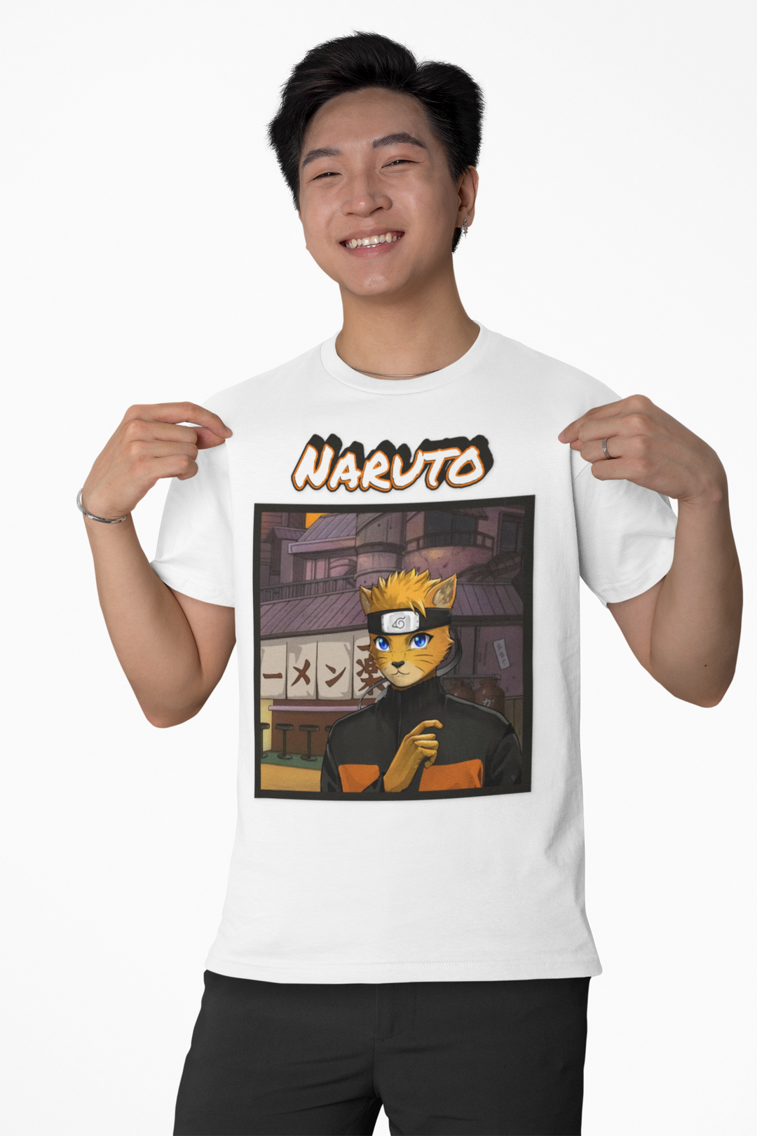 Naruto Cat Inspired T-Shirt
