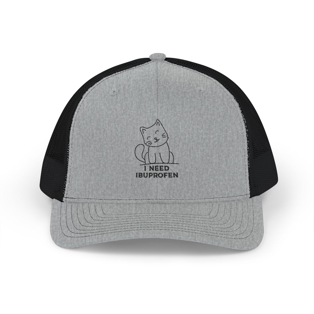 Funny Cat Snapback Trucker Cap - I Need Ibuprofen Embroidery, Gift for Cat Lovers, Casual Hat, Perfect for Festivals, Birthdays, or [...]