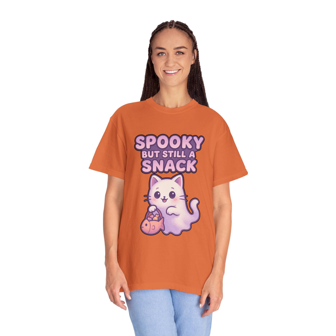 Spooky Snack Clever Cat T-Shirt
