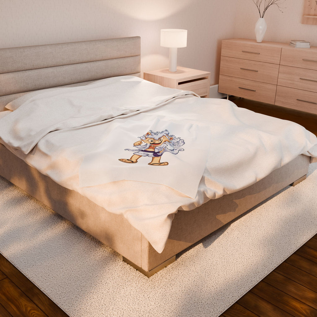 Luffy Cat Plush Blanket