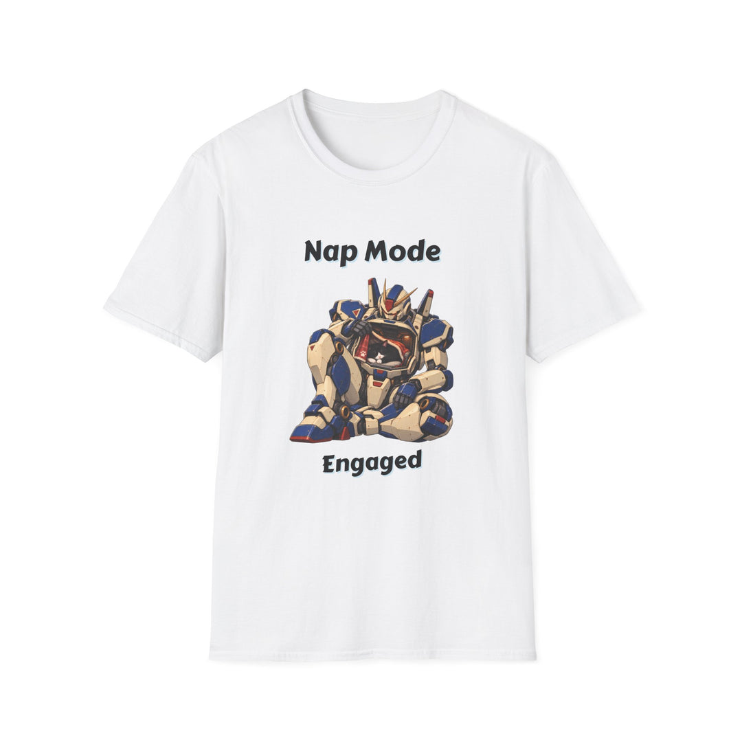 Mecha Pilots Need Naps Cat T-Shirt