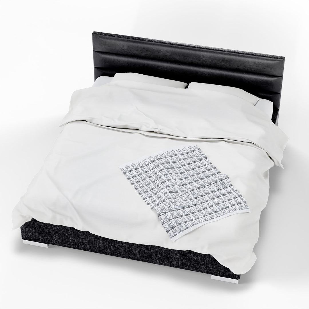 Cozy Velveteen Plush Blanket for Comfort and Warmth