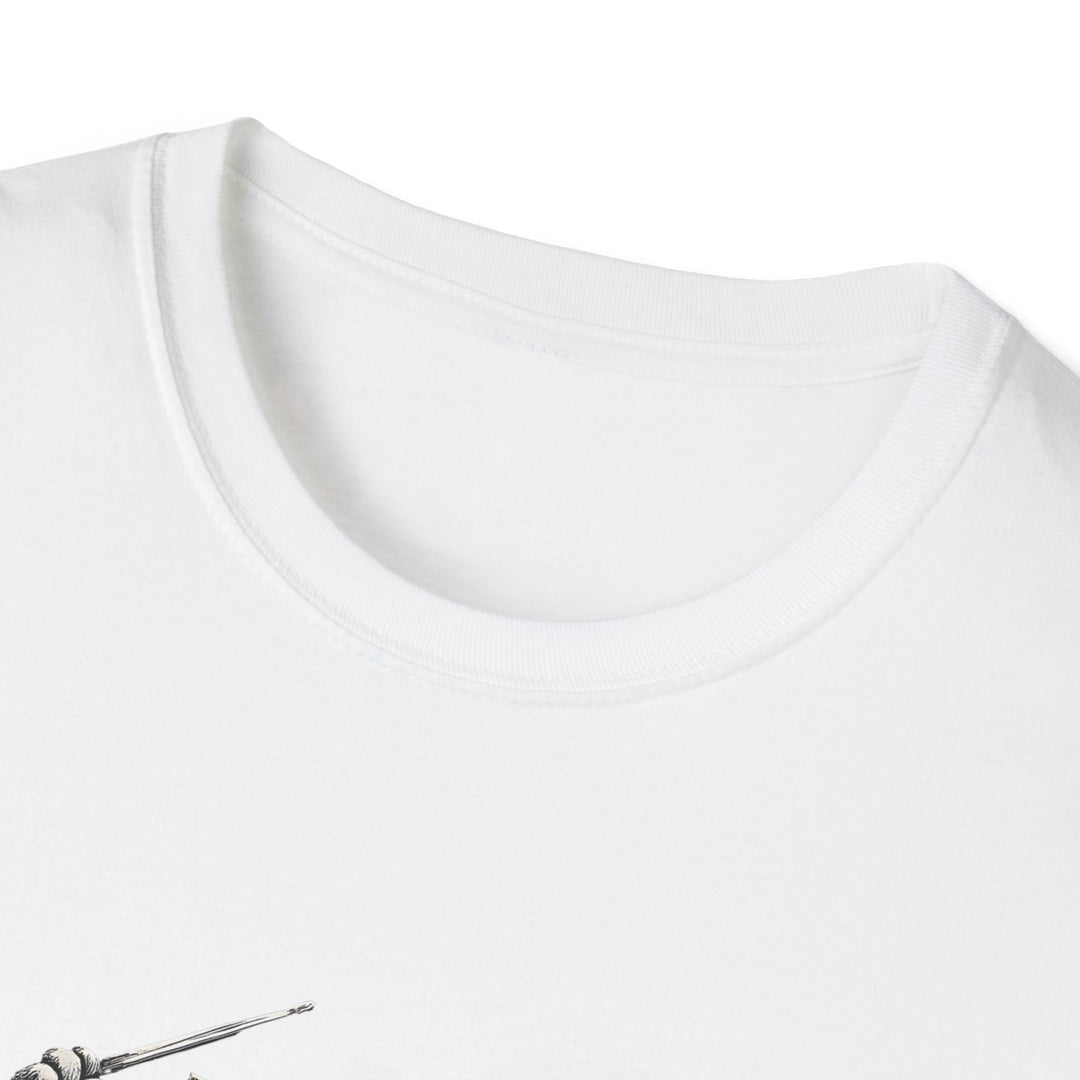 Groovy Cat Drummer Unisex Softstyle T-Shirt
