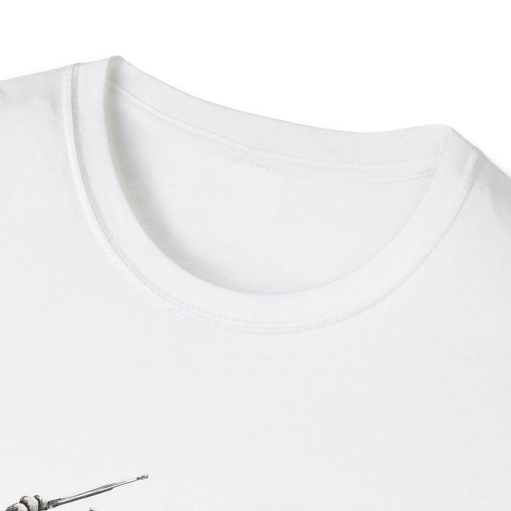 Groovy Cat Drummer Unisex Softstyle T-Shirt