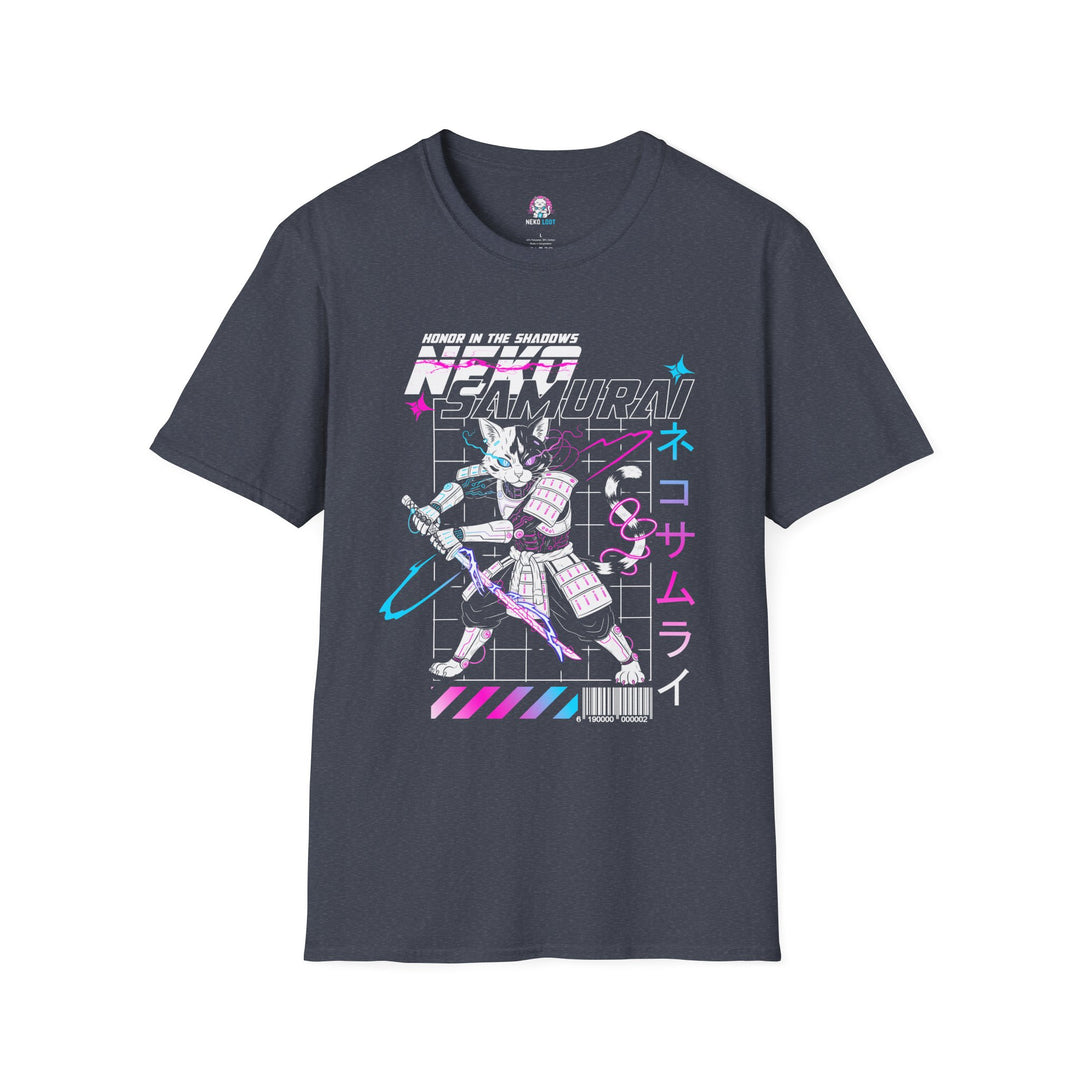 Neko Samurai Graphic T-Shirt