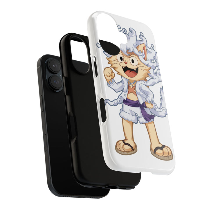 Luffy Cat Gear 5 Durable Phone Case
