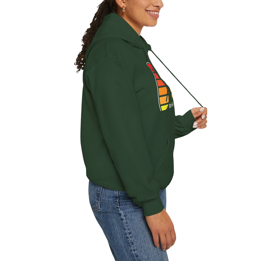 Samurai Cat Sunset Hoodie