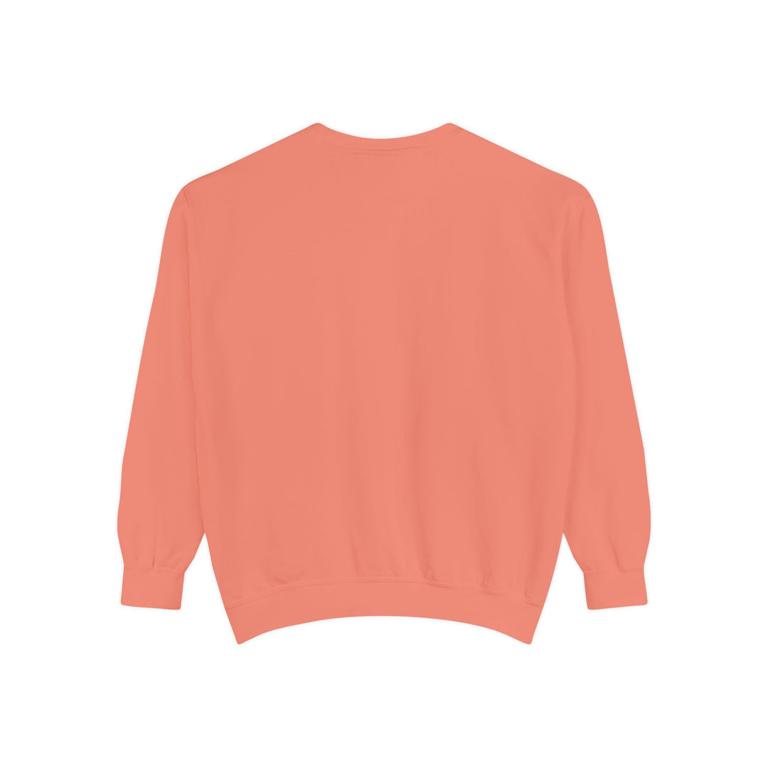 Sunset Samurai Sweatshirt | Cozy Unisex Garment-Dyed Pullover, Gift for Anime Lovers, Japanese Aesthetic Apparel, Fall Fashion, Casual Wear