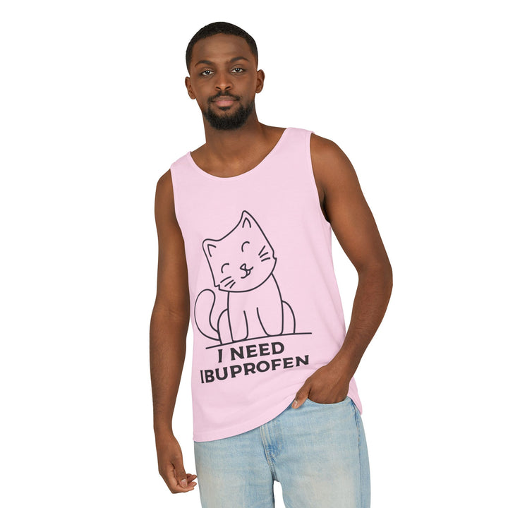 Funny Cat Tank Top, Summer Tee, Gifts for Cat Lovers, Cute Animal Apparel, Relaxing Casual Wear, Women's Funny Shirt