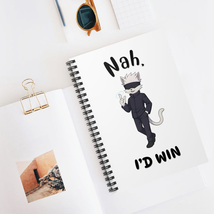 Whimsical Cat Spiral Notebook - Fun, Ruled Lines for Students, Gift for Cat Lovers, Office Supplies, Journaling
