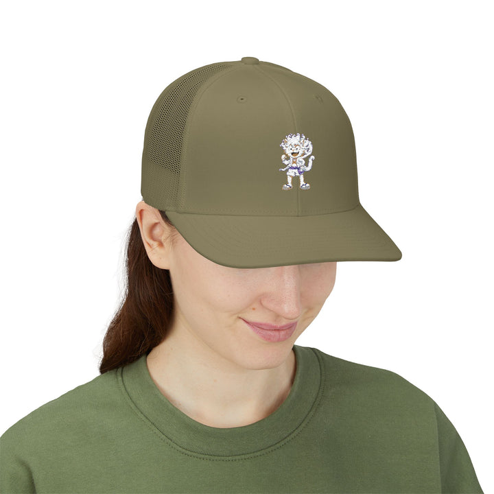 Stylish Snapback Trucker Cap with Unique Embroidery, Cool Hat for Men and Women, Perfect for Casual Outings, Gifts, Outdoor Events