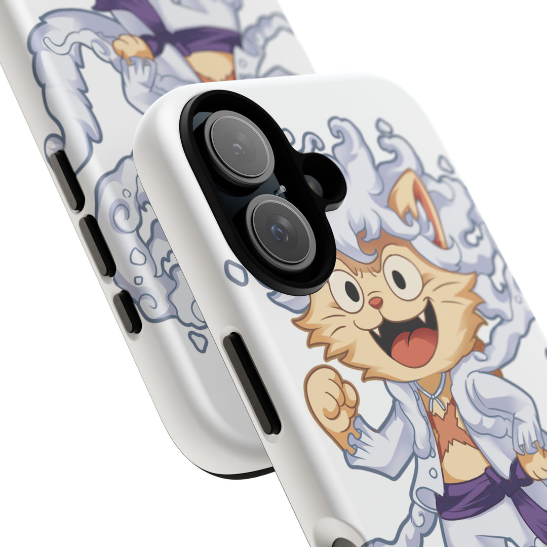 Luffy Cat Gear 5 Durable Phone Case