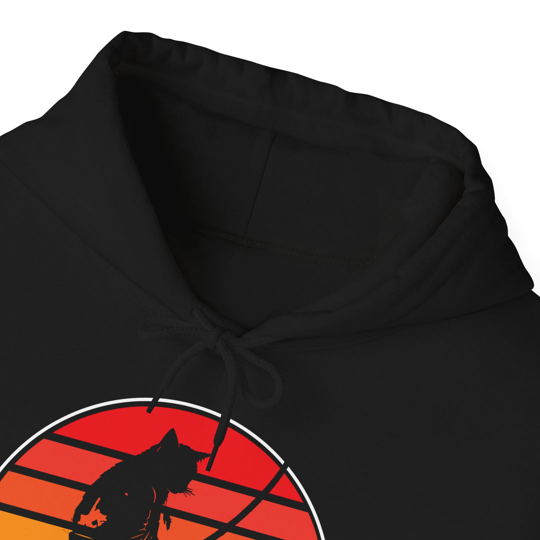 Samurai Cat Sunset Hoodie