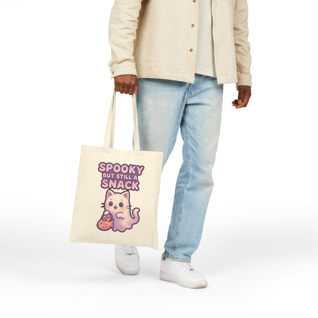 Spooky Snack Cat Tote Bag
