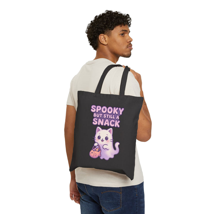 Spooky Snack Cat Tote Bag
