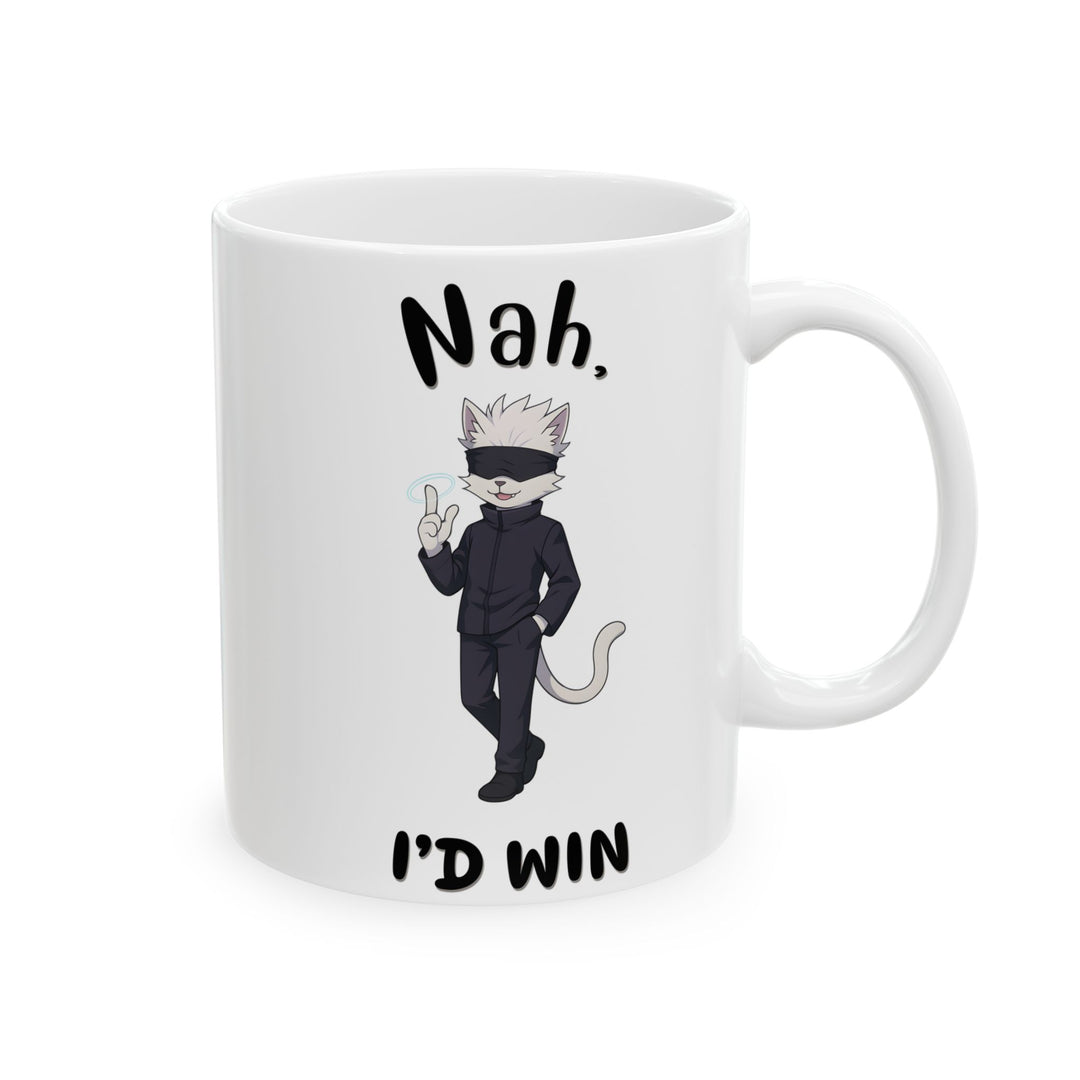 Funny Cat Themed Ceramic Mug - Perfect Gift for Cat Lovers, Coffee Lovers, Pet Parents, Birthday, and Holidays