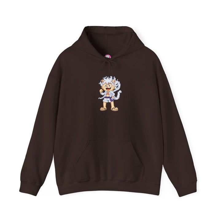 Anime Cat Luffy Gear 5 Hoody