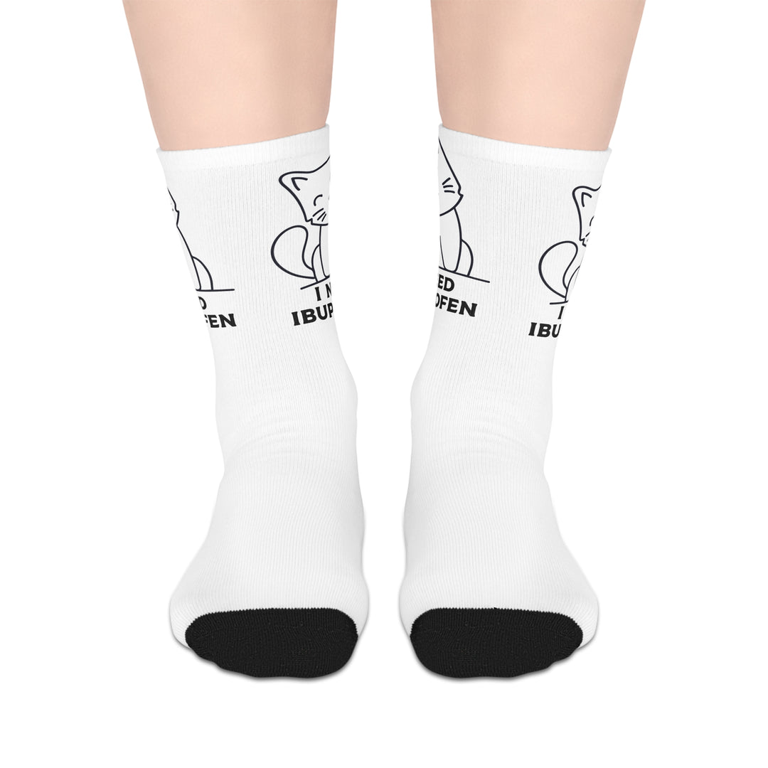IBU Cat Mid-length Socks