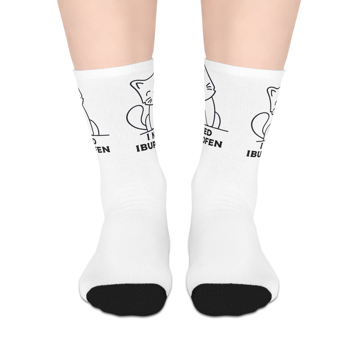 IBU Cat Mid-length Socks