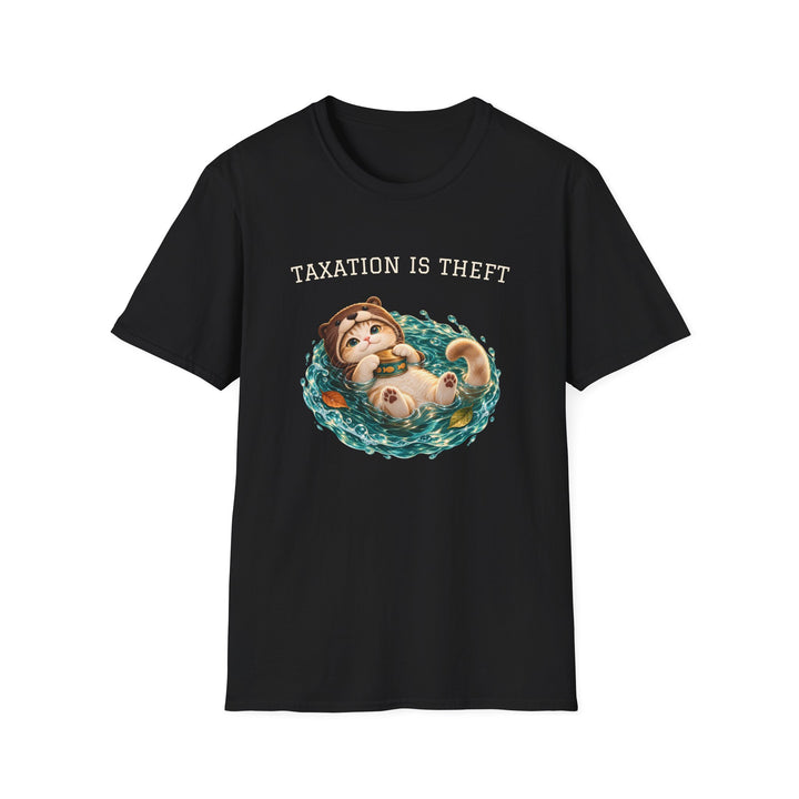 Otter Snack Float Cat T-Shirt