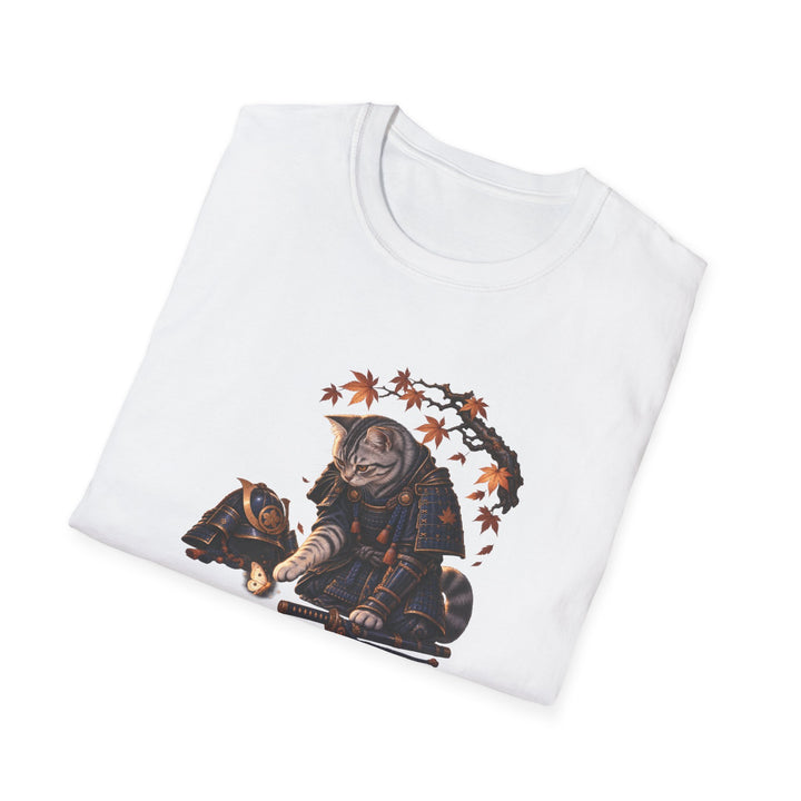 Samurai Window Guardian Cat T-Shirt