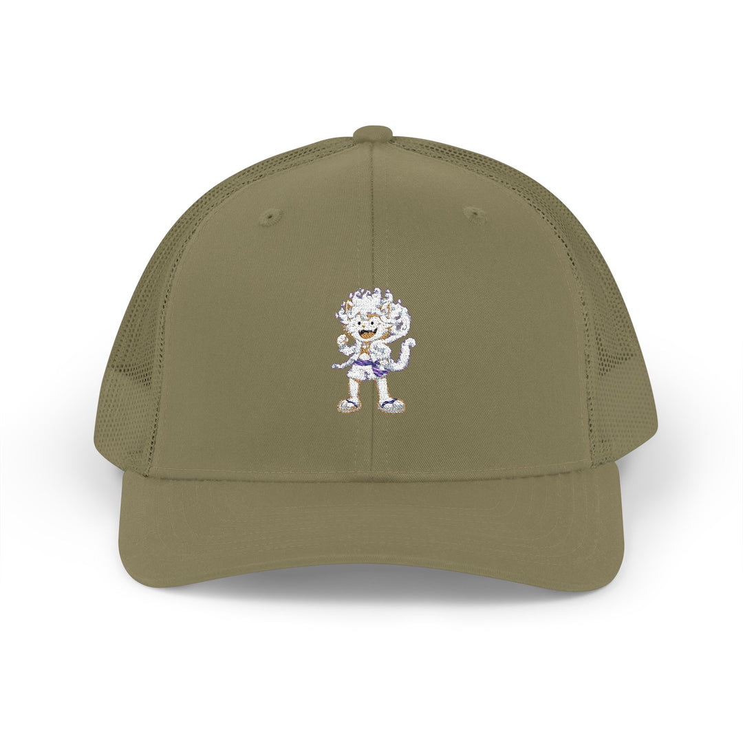 Stylish Snapback Trucker Cap with Unique Embroidery, Cool Hat for Men and Women, Perfect for Casual Outings, Gifts, Outdoor Events