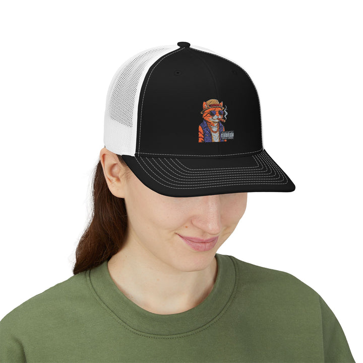 Paw-some Embroidered Snapback Trucker Cap, Dog Lover Hat, Pet Owner Gift, Animal Lover Cap, Casual Style, Unique Headwear