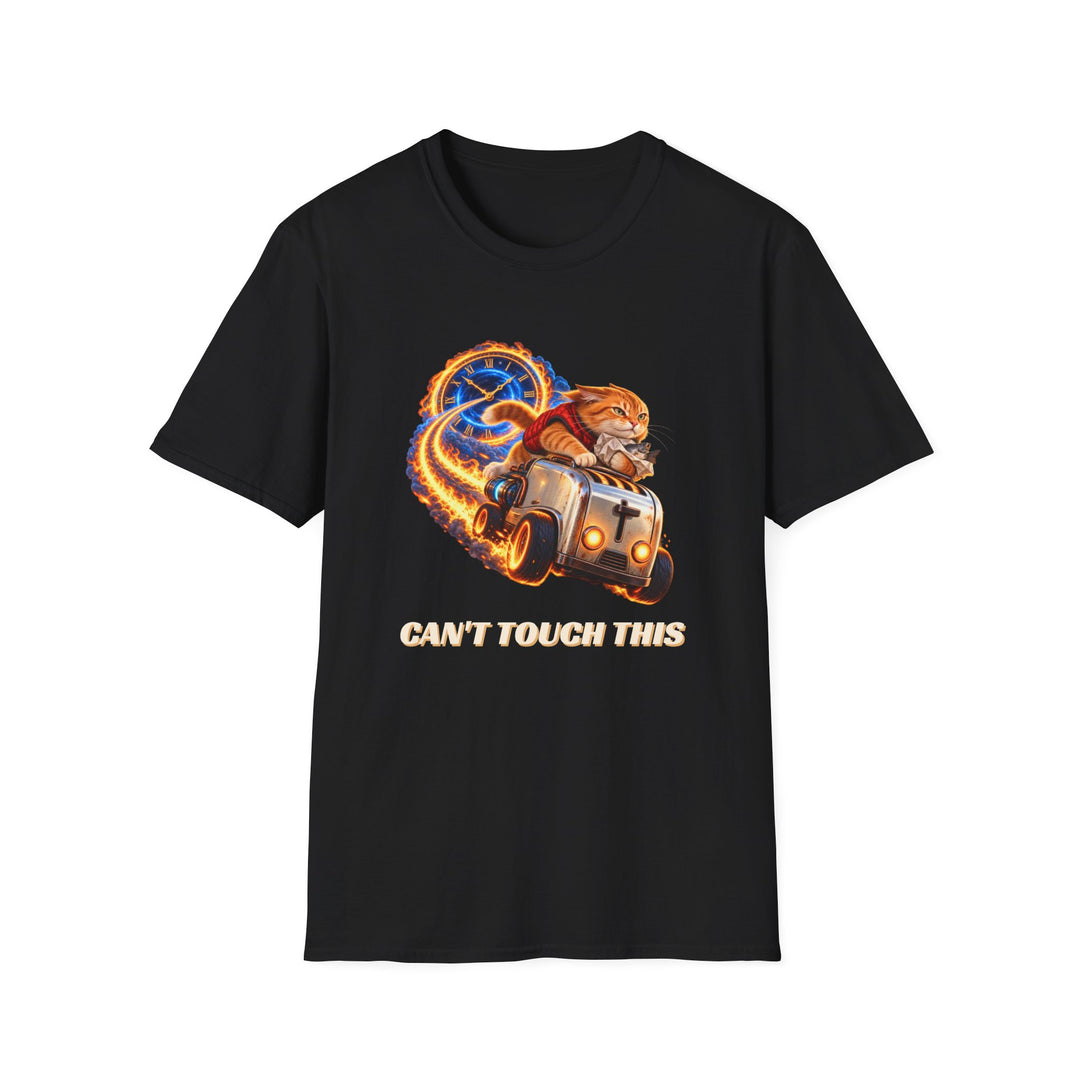 Time Machine Food Run Cat T-Shirt