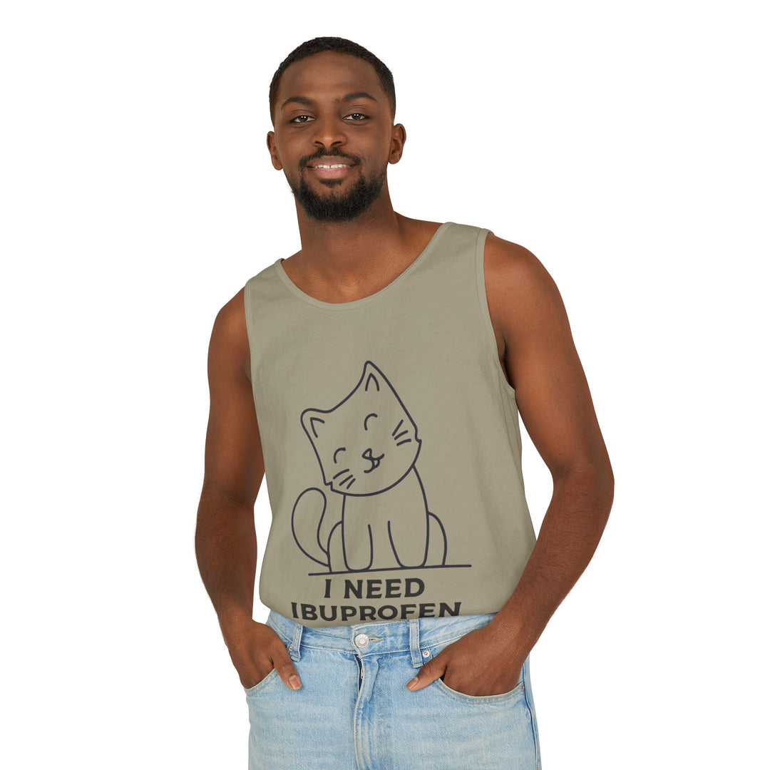 Funny Cat Tank Top, Summer Tee, Gifts for Cat Lovers, Cute Animal Apparel, Relaxing Casual Wear, Women's Funny Shirt