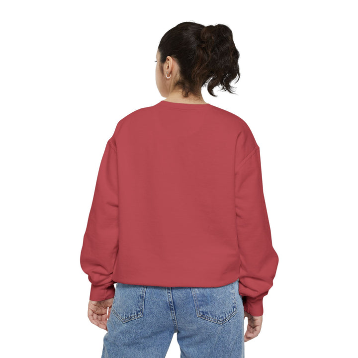 Cute Cat Character Sweatshirt Featuring a Whimsical Feline in a Cheerful Anime Inspired Pose for Fans of Unique Graphics Animal Lover Apparel Fun Fashion Casual Wear