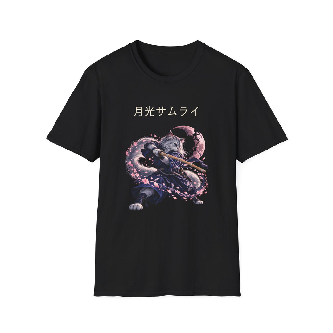 Moonlight Sword School Cat T-Shirt