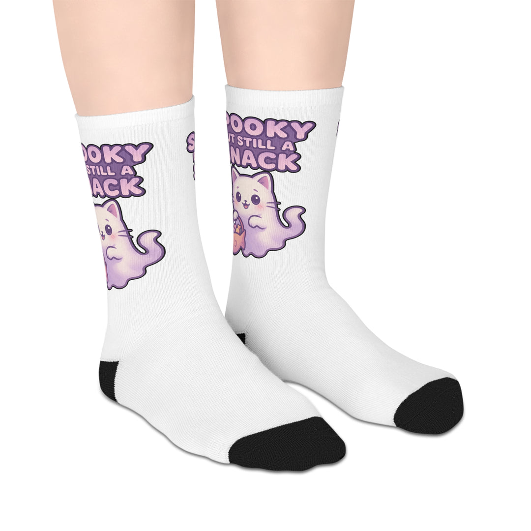 Spooky Cat Snack Socks