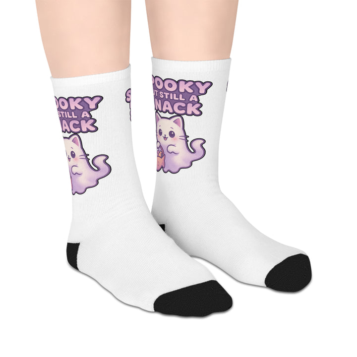 Spooky Cat Snack Socks