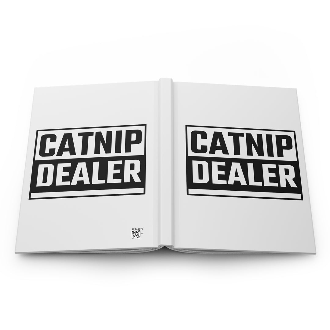 Catnip Dealer Journal, Cat Lover Gift, Funny Journal, Pet Owner Notebook, Cat Lover Gift Ideas, Cute Stationery
