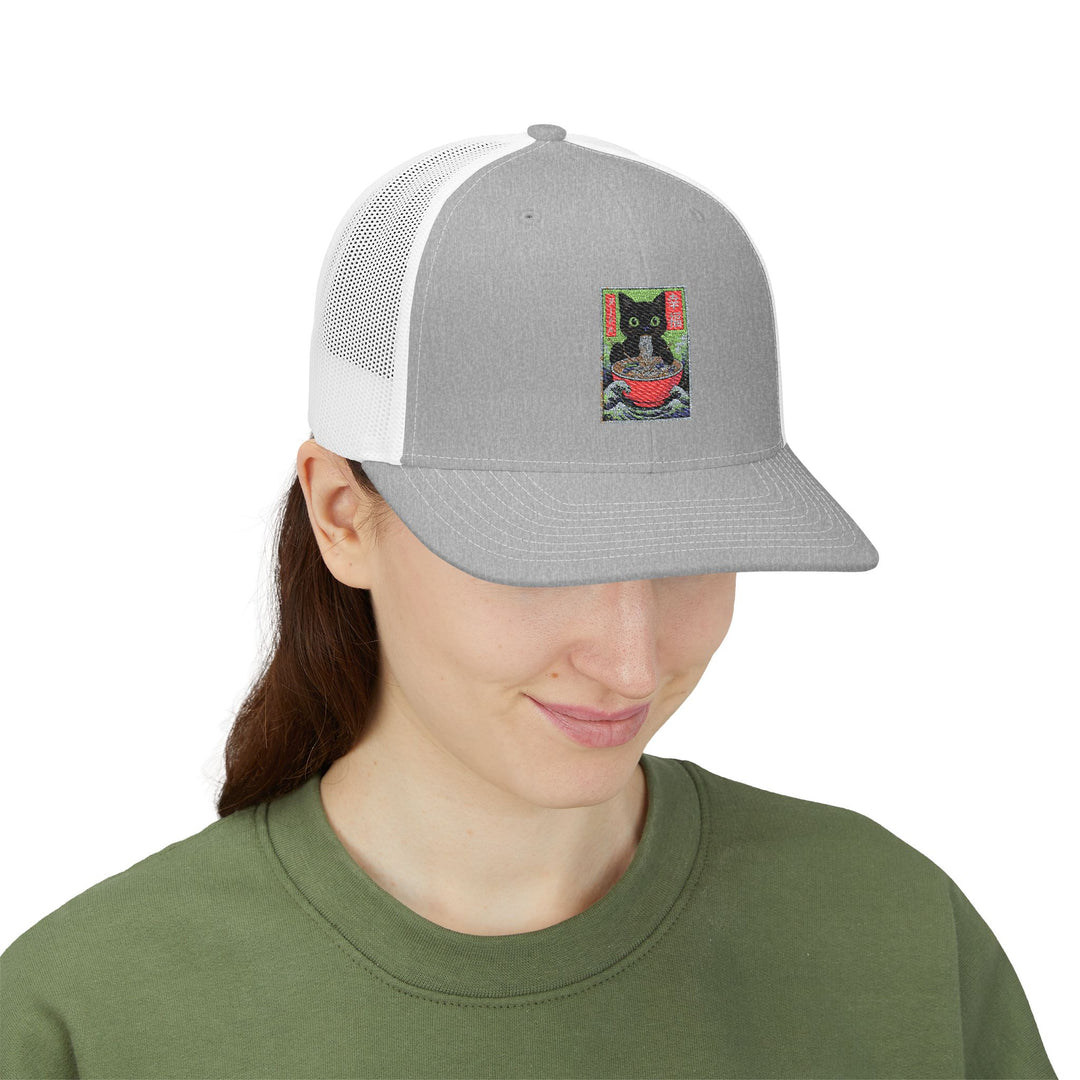 Cat-Themed Snapback Trucker Cap, Perfect for Pet Lovers, Unique Gift for Cat Owners, Summer Style Hat, Fun Accessory for Outdoor Events