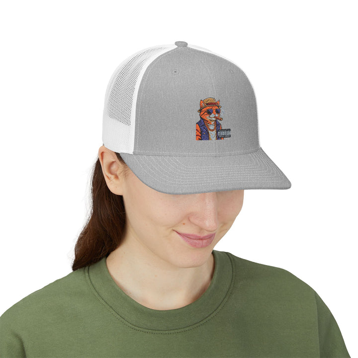 Paw-some Embroidered Snapback Trucker Cap, Dog Lover Hat, Pet Owner Gift, Animal Lover Cap, Casual Style, Unique Headwear