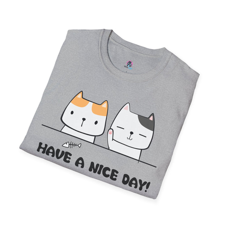 Nice Day Cat Graphic T-Shirt