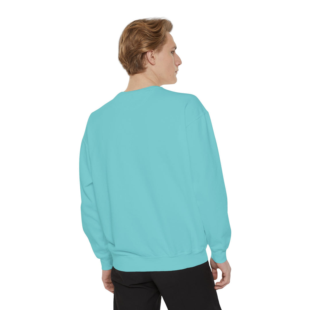 Spooky Snack Sweatshirt Featuring a Cute Ghost Cat Holding a Candy Basket with a Humorous Slogan