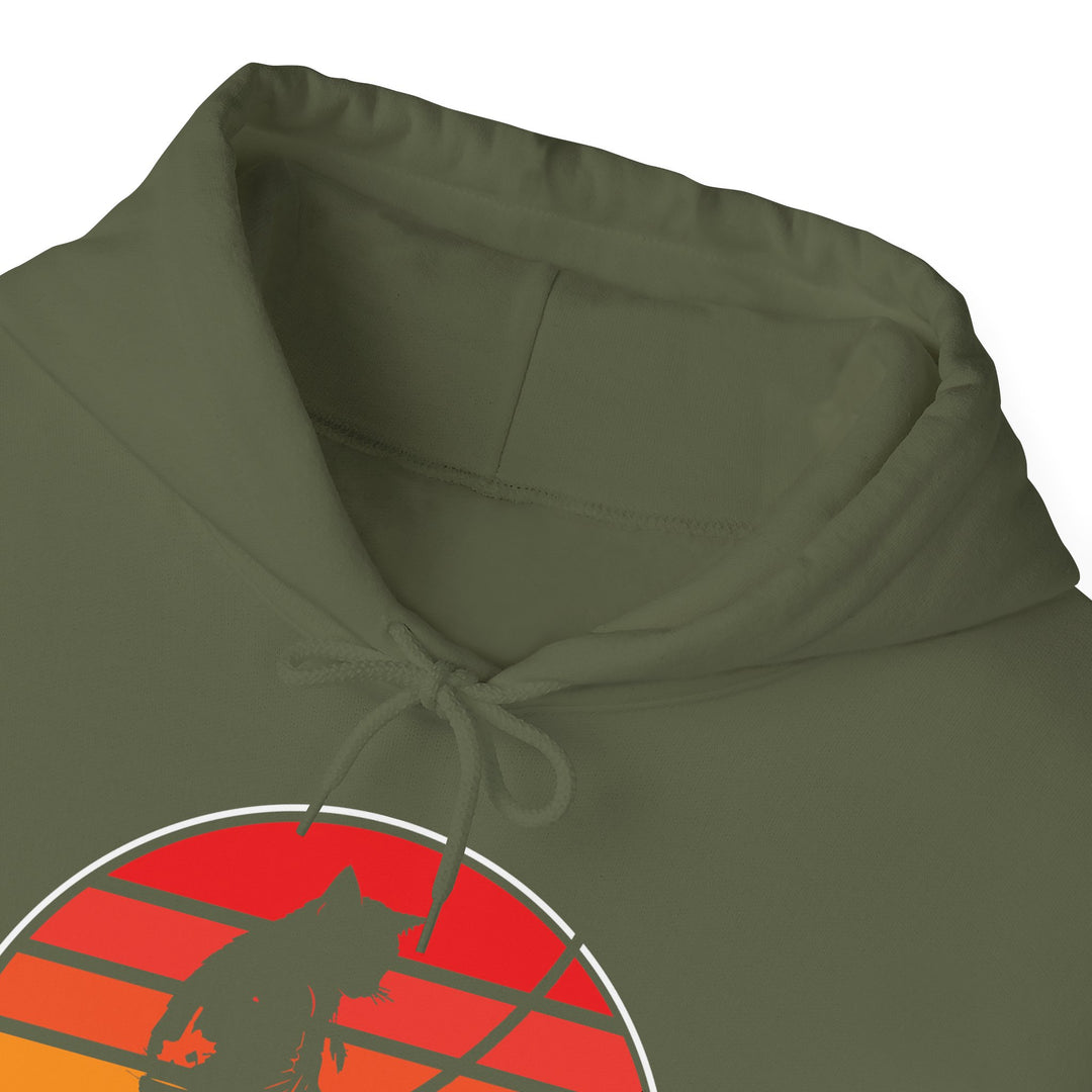 Samurai Cat Sunset Hoodie