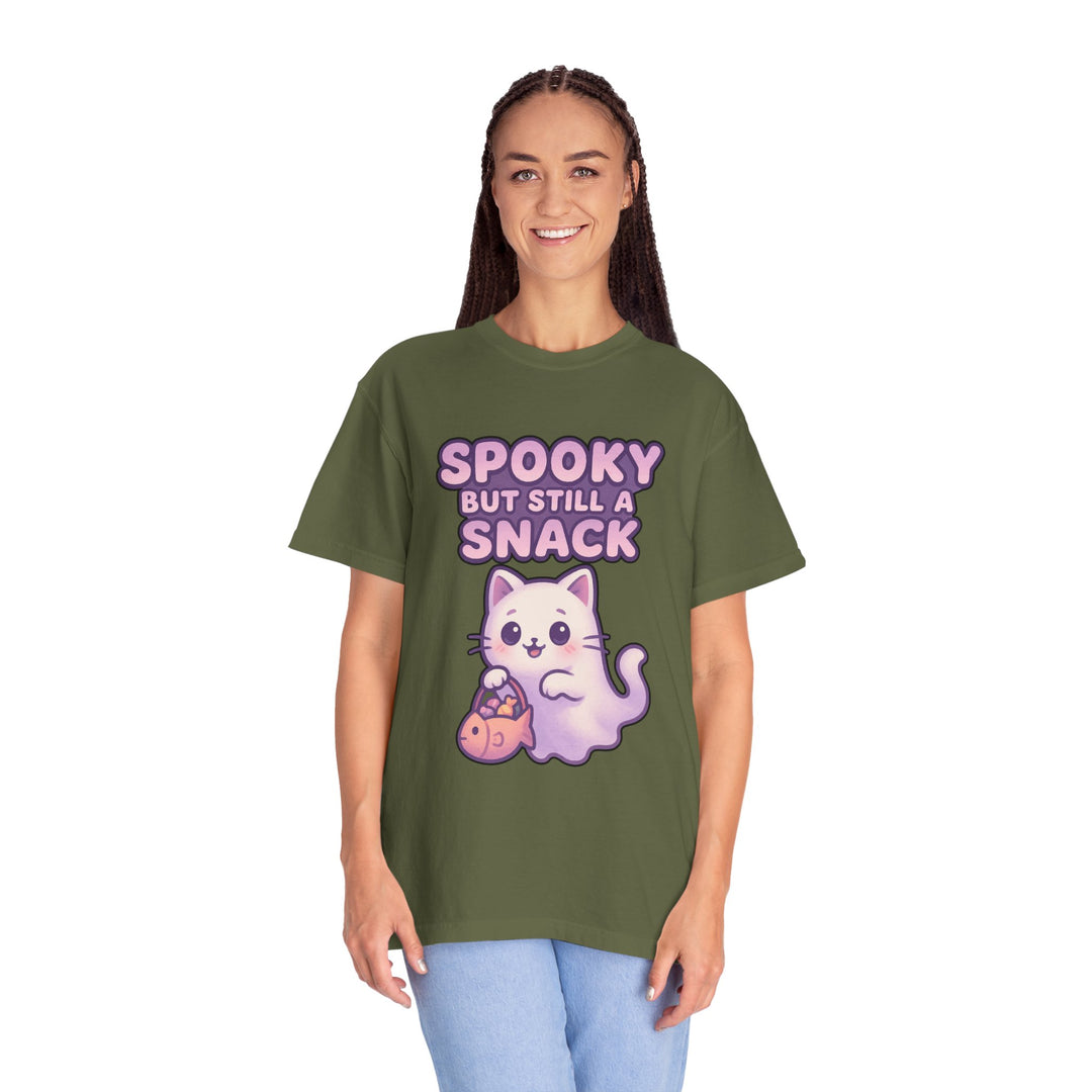 Spooky Snack Clever Cat T-Shirt