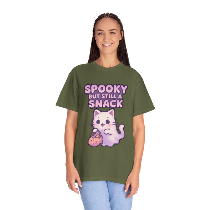 Spooky Snack Clever Cat T-Shirt