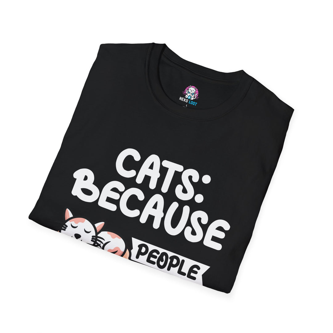 Cats Better Than People Funny T-Shirt