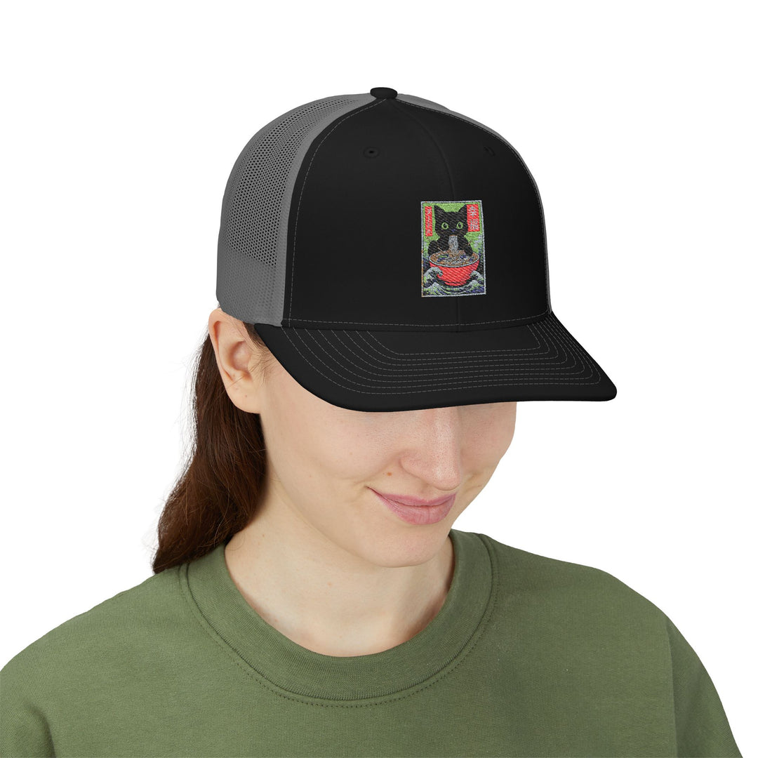 Cat-Themed Snapback Trucker Cap, Perfect for Pet Lovers, Unique Gift for Cat Owners, Summer Style Hat, Fun Accessory for Outdoor Events
