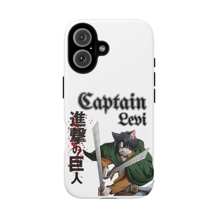 Captain Levi Cat Tough Case for iPhone