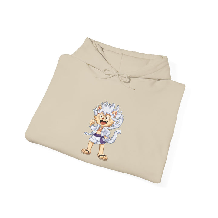 Anime Cat Luffy Gear 5 Hoody