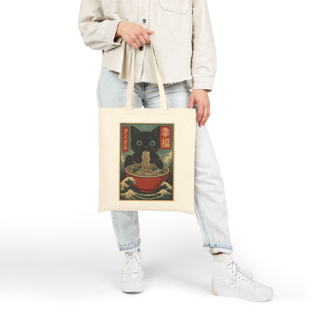 Kawaii Cat Tote Bag, Cute Cotton Canvas, Eco-Friendly Shopping Bag, Gift for Cat Lovers, Artsy Market Bag, Perfect for Everyday Use, [...]