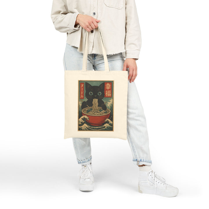 Kawaii Cat Tote Bag, Cute Cotton Canvas, Eco-Friendly Shopping Bag, Gift for Cat Lovers, Artsy Market Bag, Perfect for Everyday Use, [...]