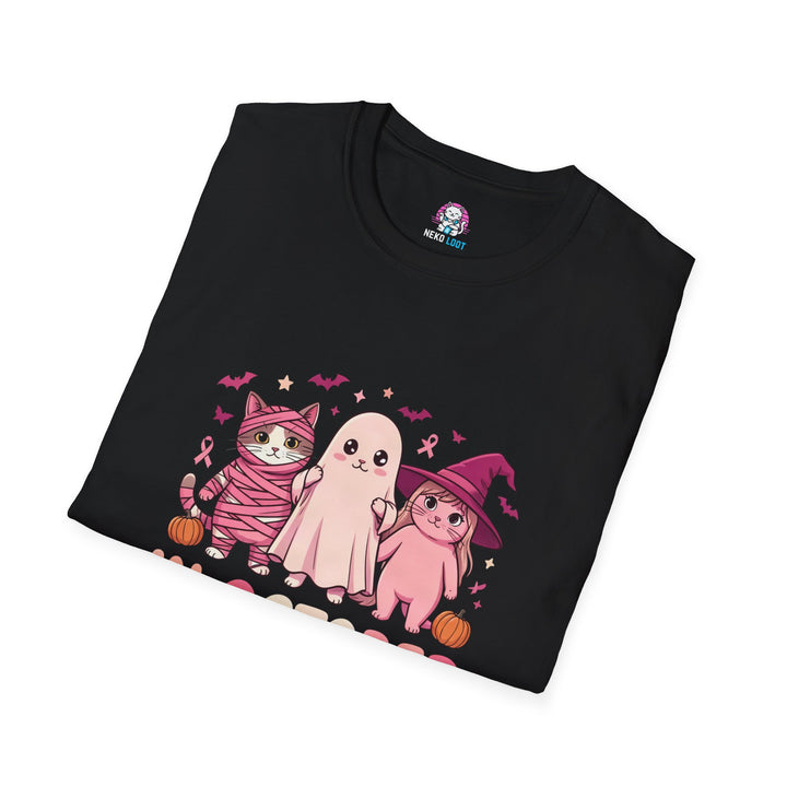 In October We Wear Pink Cats T-Shirt