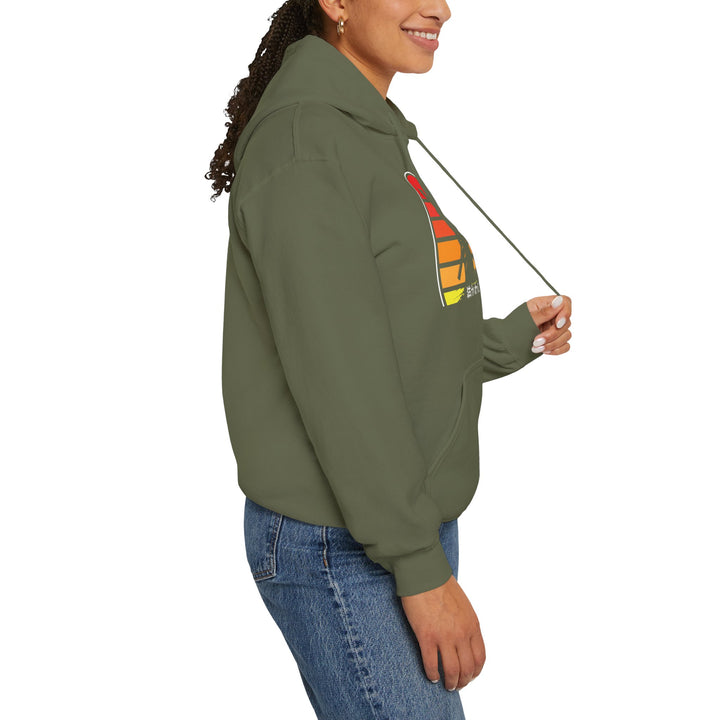 Samurai Cat Sunset Hoodie