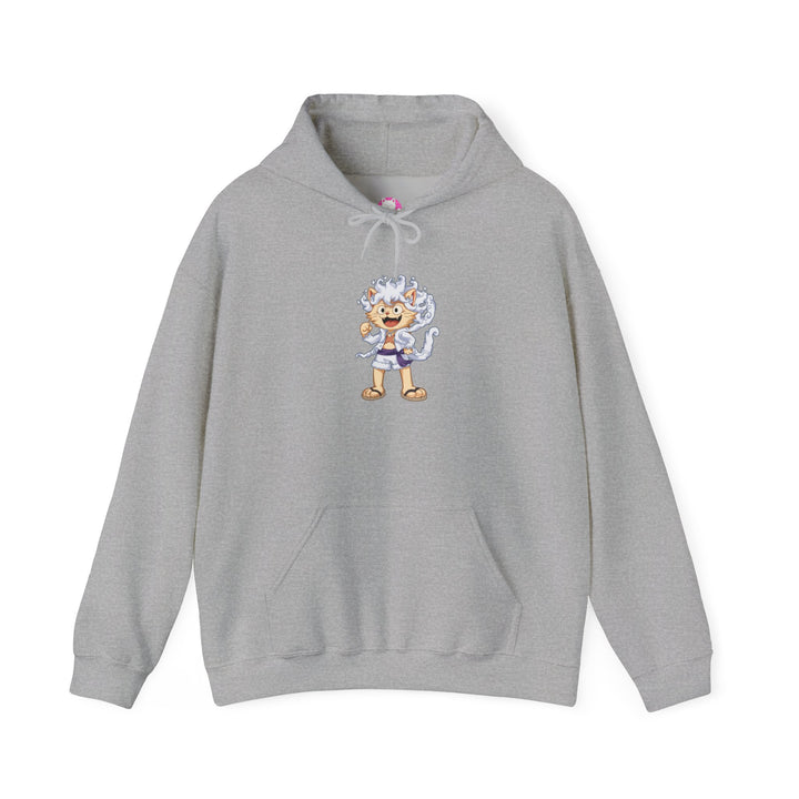Anime Cat Luffy Gear 5 Hoody